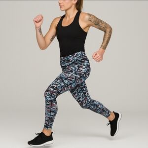 𝅺lululemon Break Free Tight 25" Culture Clash 4